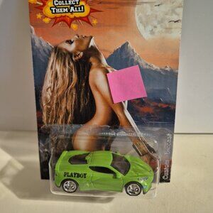 Playboy  Hot Wheels Corvette  custom made cardback